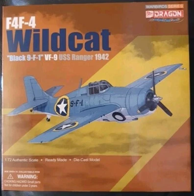 Dragon Wings Warbirds F4F-4 Wildcat "Black 9-F-1" USS Ranger item:50206 1:72 - Image 1 of 4