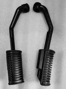 FIT FOR ROYAL ENFIELD BULLET 350CC /500CC -" FRONT FOOT REST PEGS & RUBBER" - Picture 1 of 8