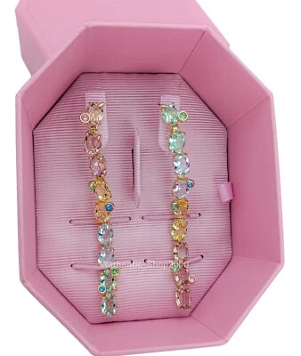 全新 100% 正品 SWAROVSKI Colorful Crystals Gema 耳坠 5705809 — 第 1/4 张图片