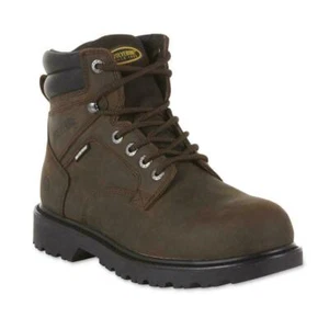 Wolverine Men's Clint Waterproof Steel Toe Work Boot Oil slip resistant Leather - Picture 1 of 4