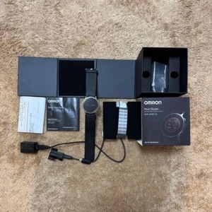 Omron Wearable Blood Pressure Monitor HCR-6900T-M Black Confirmed Operation - Picture 1 of 6