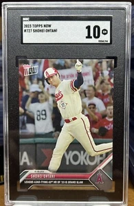 2023 Topps Now Shohei Ohtani Grand Slam #727 SGC 10 EDELSTEINE NEUWERTIG Angels Dodgers - Bild 1 von 2