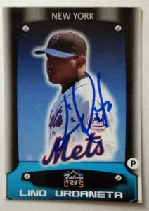 Lino Urdaneta Autogramm seltene New York Mets - Bild 1 von 2