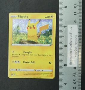 Tarjeta promocional Pokemon Pikachu Holo McDonald's 2022 Match Battle 7/15 casi nueva lámina  - Imagen 1 de 1