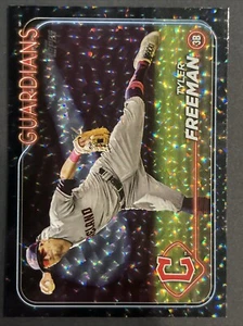 2024 Topps Series 2 #353 Tyler Freeman Black Foil Super Box Guardians - Picture 1 of 2
