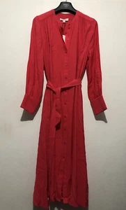 M&S Autogramm Midi Gürtelshirt Kleid mit Taschen UK 12 rosa *BESCHREIBUNG LESEN - Bild 1 von 15