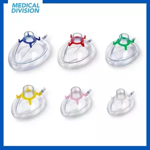 Maschere per anestesia e rianimazione 0/1/2/3/4/5 - kit maschera pallone ambu - Foto 1 di 7