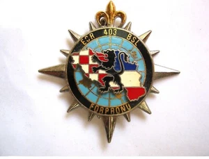 ANCIEN INSIGNE DU TRAIN 403° BSL ECR OPEX FORPRONU Y. DELSART ETAT EXCELLENT - Picture 1 of 2