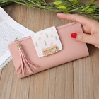 Womens Long Leather Wallet Clutch Card Holder Purse Phone Tassel Handbag Bag Us