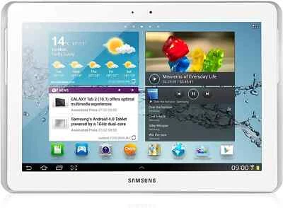 Samsung Galaxy Tab 2 Tablet White P5110 Wi-Fi  16GB 10.1"  Unlocked Android Tab - Image 1 of 4
