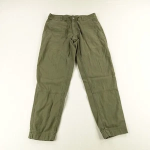 REI Pants Mens 34x32 Army Green Co-op Trailsmith Jogger Tapered Trail Hiking - Picture 1 of 16
