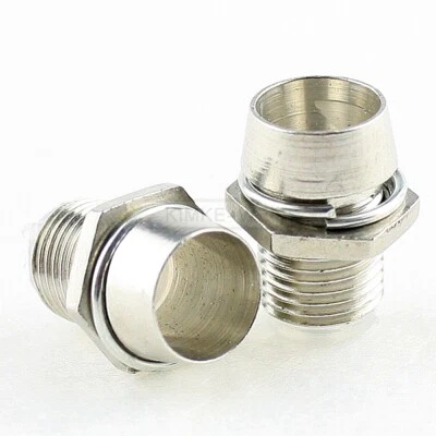 50pz 5mm Metallo Cromato LED Lunetta Clip Supporto Tappo Presa Montaggio Pannello Nuovo  - Immagine 1 di 4