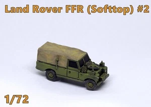 PRO BUILT 1/72 Land Rover FFR Softtop #2 - ready model - NEW! - Picture 1 of 6