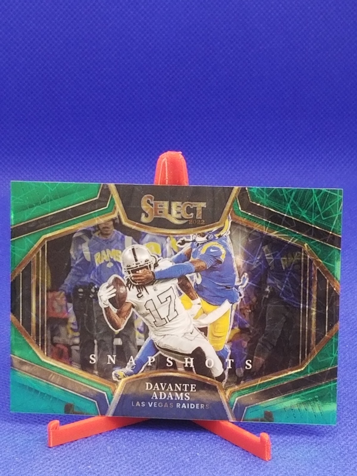 Davante Adams 2022 Select SNAPSHOTS GREEN #SS-15 2/5 SSP