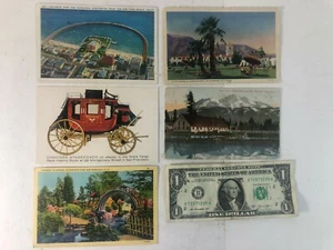 5 postales vintage de varios monumentos y vistas panorámicas de California - Lote 3 - Imagen 1 de 2