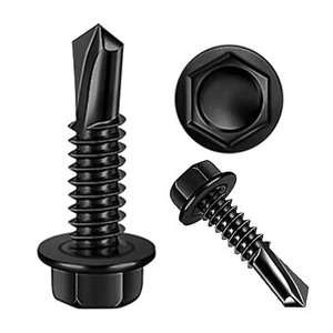100 PCS 410 Stainless Steel #8x1-1/4 Self Tapping Screws for Metal Self Drill... - Picture 1 of 9