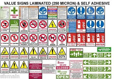 COMPLIANCE POSTERS UK BUSINESS SIGNS POSTERS A4 FIRE HEALTH & SAFETY COSHH WORK SHOP OFFICE FACTORY