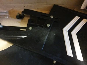 Schmutzfänger Autobianchi A 112 schwarz Schmutzfängersatz - Bild 1 von 1