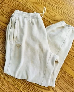 Nike NBA Chicago Bulls Cream Showtime Performance Pants Men's Size 3XL - Picture 1 of 7
