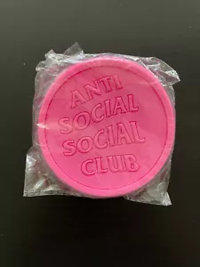 Set 4 sottobicchieri rosa Anti Social Social Club FW17 rari - Foto 1 di 3