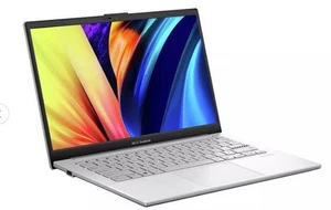 Laptop ASUS Vivobook Go 14 14 cali i3 8GB 128GB - srebrny odpowiedni w podróży - Zdjęcie 1 z 8