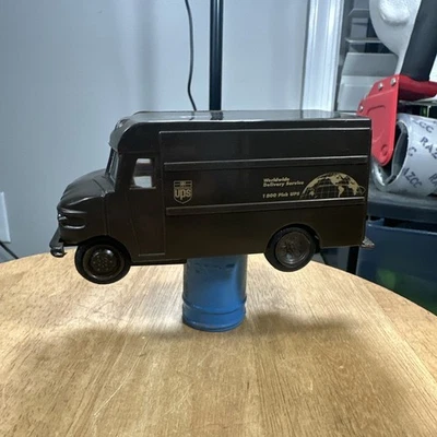Vintage 1977 Caminhão UPS, Plástico, Fabricado na China, Serviço de Entrega Mundial - Imagem 1 de 4