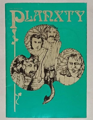 Planxty The Song Book Green Cover 1976 Sheet Music Score Mews London Irish Band - Image 1 of 4