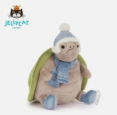 Timmy Turtle Skating Green 28cm Plush Doll SoftJellycatToy 2025 Winter New Gift - Image 1 of 4