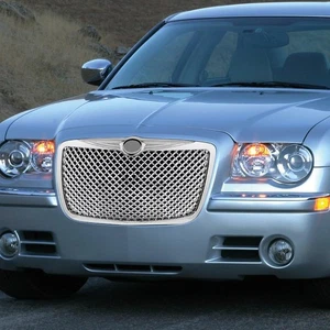 Chrysler 300 300C Chrome Front Hood Bumper Mesh Grill Grille 2005-2010 - Picture 1 of 2