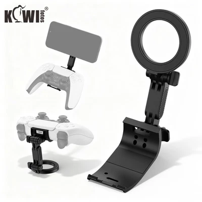 Magnetic Controller Phone Mount Clip External Stand for Sony PS5 PlayStation 5 - Image 1 of 4