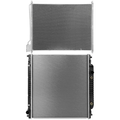 Radiator & AC Condenser Cooling Kit For 2000 2001 2002-2005 Ford Excursion 6.8L Foto 1 de 4