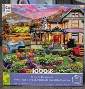 Escape For The Weekend 1000 Piece Jigsaw Puzzle With Bonus Poster By Ceaco - Picture 1 of 5