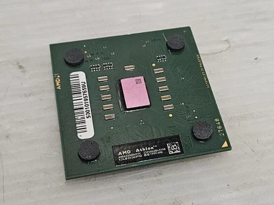 AMD Athlon XP 2200+, 1.8GHz, AXDA2200DUV3C, Thoroughbred, Socket A, Green, Works - Image 1 of 2