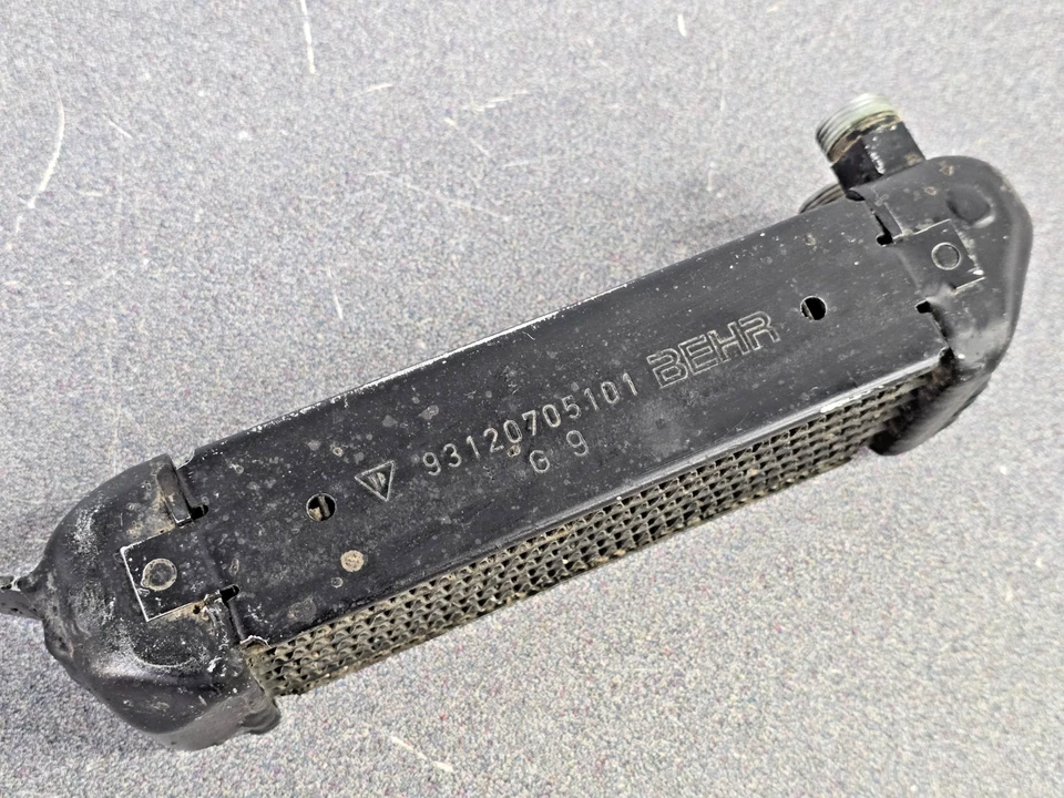 NICE USED ORIGINAL GENUINE PORSCHE 924 TURBO OIL COOLER 1980-85 - Image 1 of 4