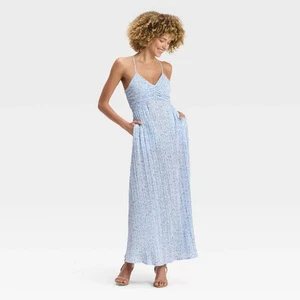 Women's Pleated Maxi Dress - A New Day - Picture 1 of 30