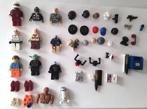 Lego 10 Mini - Figuren Lot Helme, Waffen usw. Star Wars Figuren - Bild 1 von 1