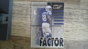 2000 Quantum Leaf Star Factor MARVIN HARRISON SP card! #d/2500 COLTS HOF! - Picture 1 of 2