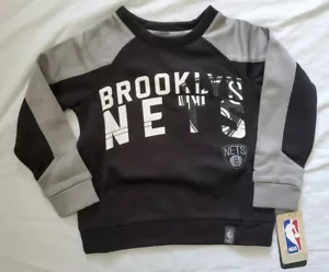 NBA Brooklyn Nets Boys "Back Court Crew" sweatshirt Small(4) - Picture 1 of 2
