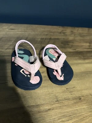 Oshkosh Sandalias Rosa Sirena Chanclas XXS Talla 1-2 Foto 1 de 3