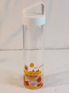 Botella de agua de vidrio Starbucks You Are Here Collection Las Vegas NV 18,5 OZ - Imagen 1 de 8