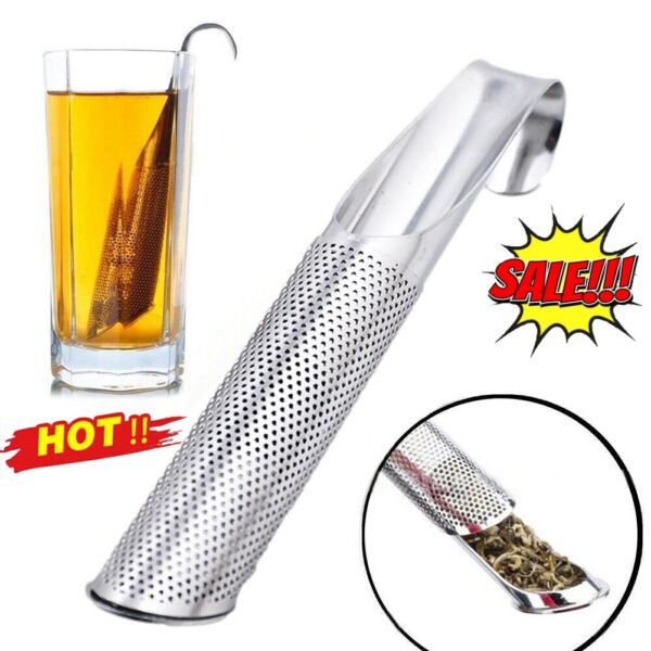 1/3X Stainless Steel Tea Infuser Strainer Herbal Mesh Loose Filter Diffuser Mug Photo Related