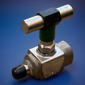 BALON N265-MF NEEDLE VALVE 1/4 M X 1/4 F 6,000 PSI, All Stainless - Picture 1 of 4