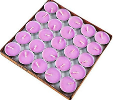 YEDAN Tea Lights Candles, 50 Pack Colorful Tealights