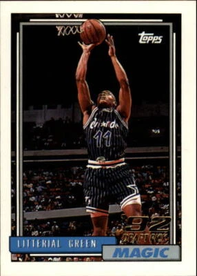 1992-93 Topps #299 Litterial Green RC - NM - Image 1 of 2