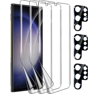 For Samsung Galaxy S23 Ultra Screen Protector/Camera Lens Film 3+3 - Picture 1 of 19
