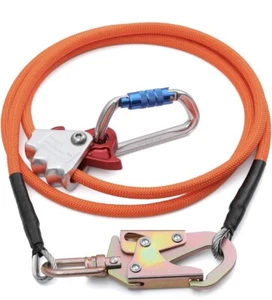 Imbracature di Sicurezza Nucleo Acciaio Flipline 1/2" x 8' Arborista Flipline Tree Climbing - Foto 1 di 9