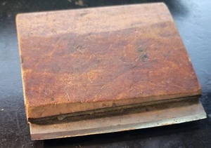 Antique Metal Blade Scraper with Wood Handle 3-7/8" Wide Blade UNMARKED - Picture 1 of 3