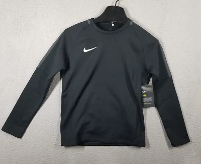 Camiseta de fútbol Nike Dri-Fit Academy Pro Drill juvenil mediana negra manga larga NUEVA Foto 1 de 4