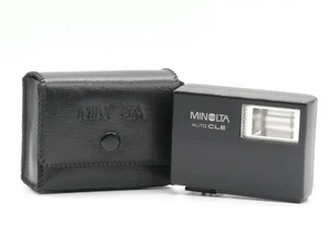 Tested *NEAR MINT w/ Case* MINOLTA CLE Auto Electro Flash TTL Strobe From JAPAN - Picture 1 of 10