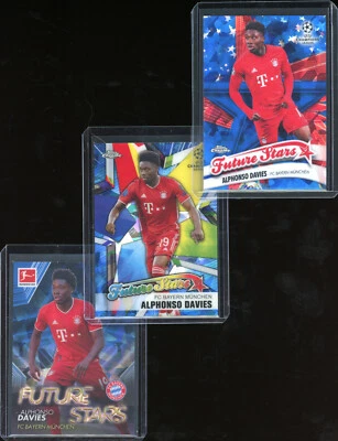 Chrome SAPPHIRE “future stars” ALPHONSO DAVIES - 3 cards included - Image 1 of 2